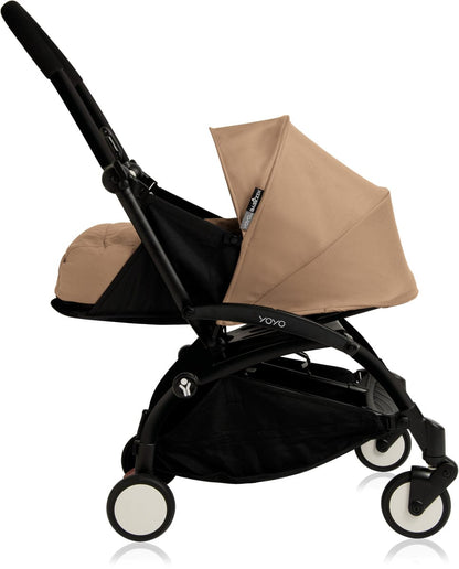 Babyzen 2018 Yoyo+ 0+ Newborn Compact Stroller - Black / Taupe
