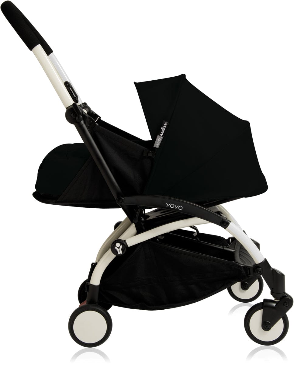 Babyzen 2018 Yoyo+ 0+ Newborn Compact Stroller - White / Black