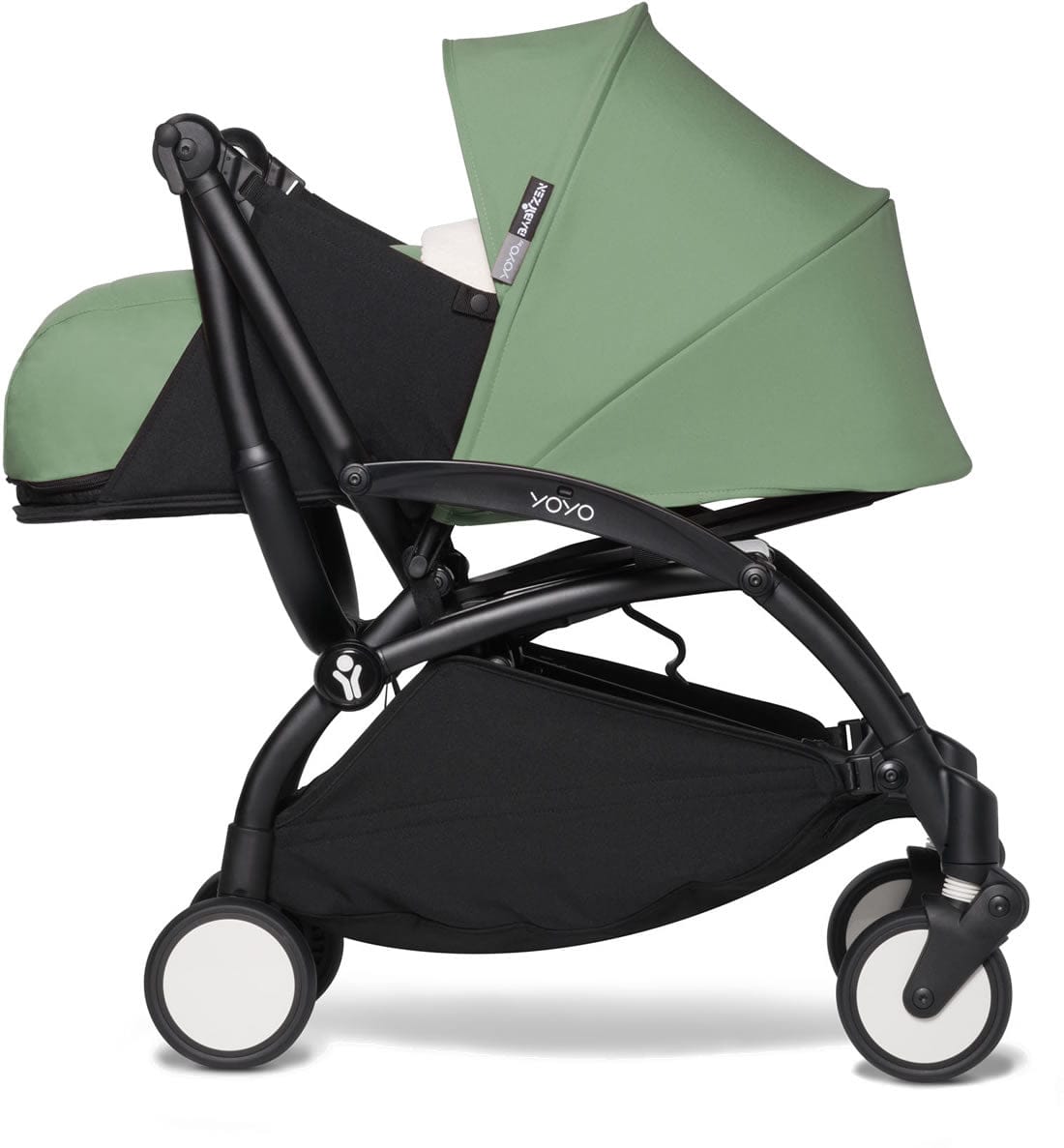 Babyzen YOYO2 Ultra Compact 0+ Stroller - Black / Peppermint - 604502-604405