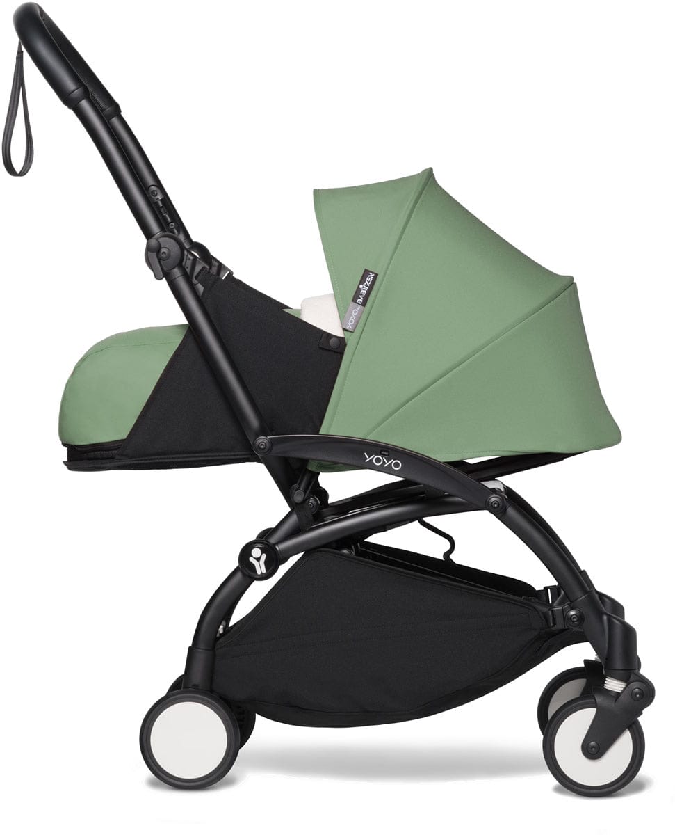 Babyzen YOYO2 Ultra Compact 0+ Stroller - Black / Peppermint - 604502-604405