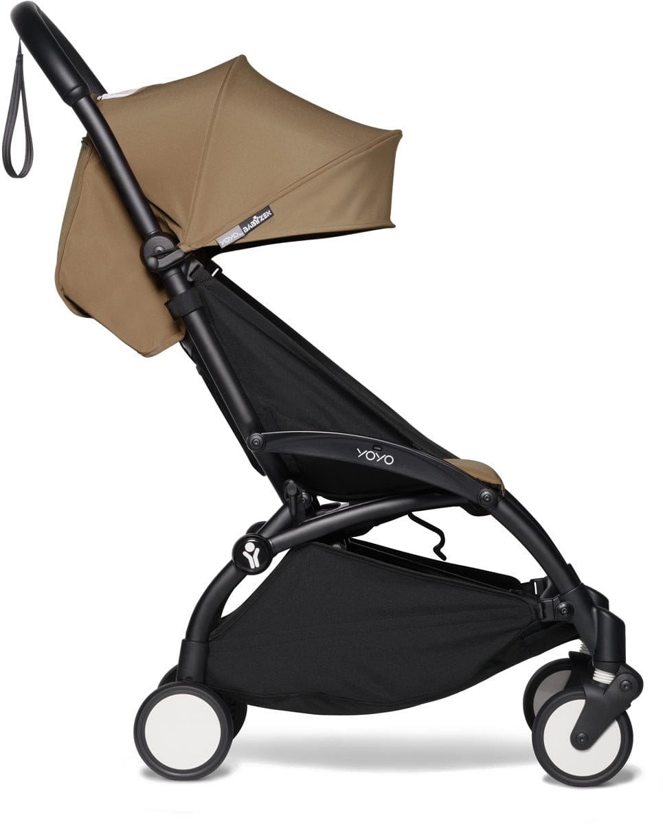 Babyzen YOYO2 6+ & Clek Liingo Travel System - Black / Toffee - US10109-02-US10112-12-CARBON