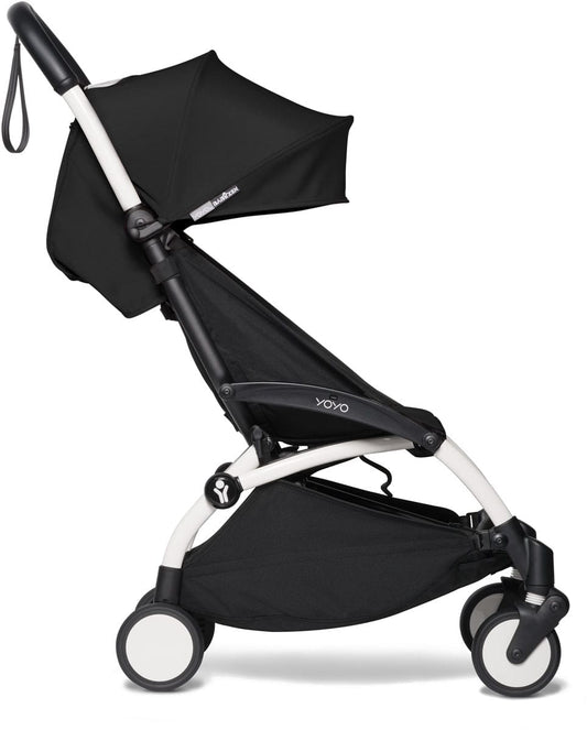 Babyzen YOYO2 6+ & Clek Liingo Travel System - White / Black - US10109-01-US10104-05-CARBON