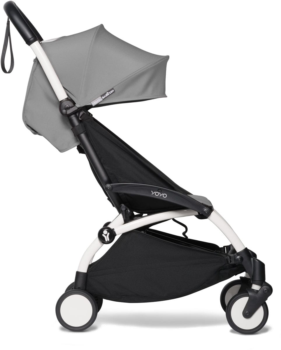 Babyzen YOYO2 6+ & Clek Liingo Travel System - White /Grey - US10109-01-BZ10104-03-MAMMOTH