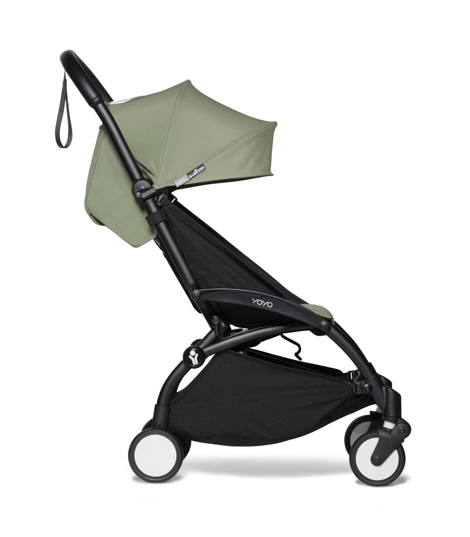 Babyzen YOYO2 Ultra Compact 6+ Stroller - Black / Olive - 604502-604611