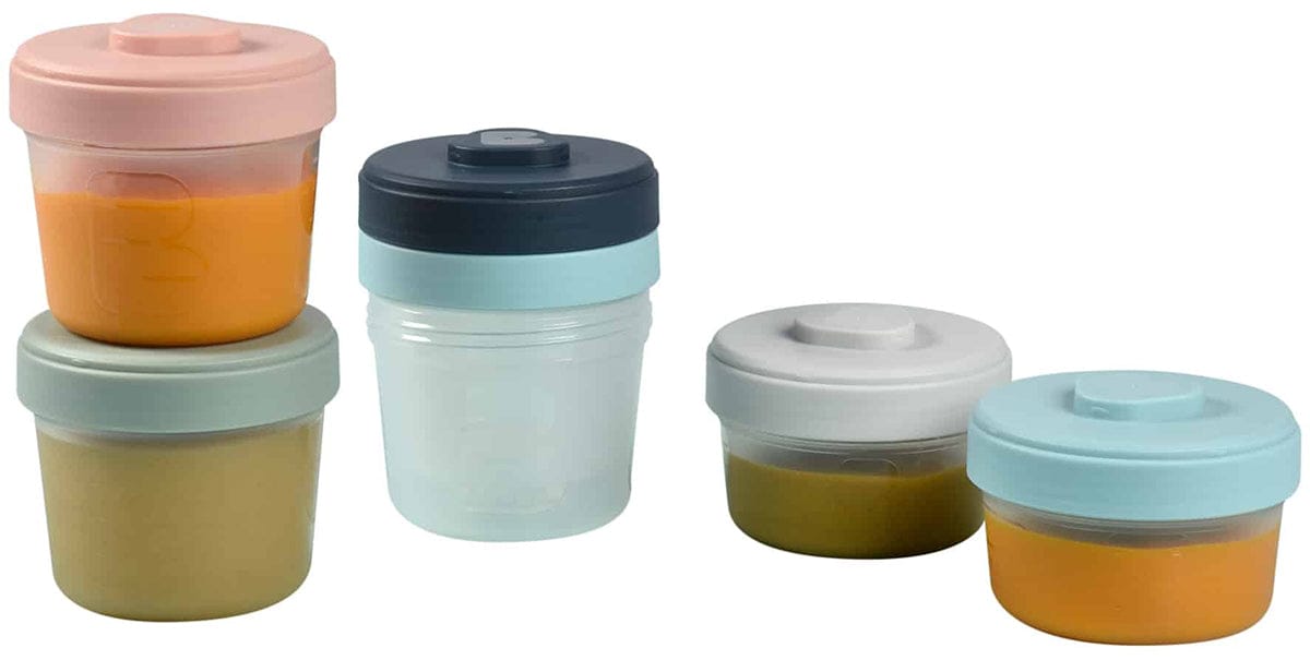 Beaba Baby Food Clip Containers Set of 6 - Small - 913497