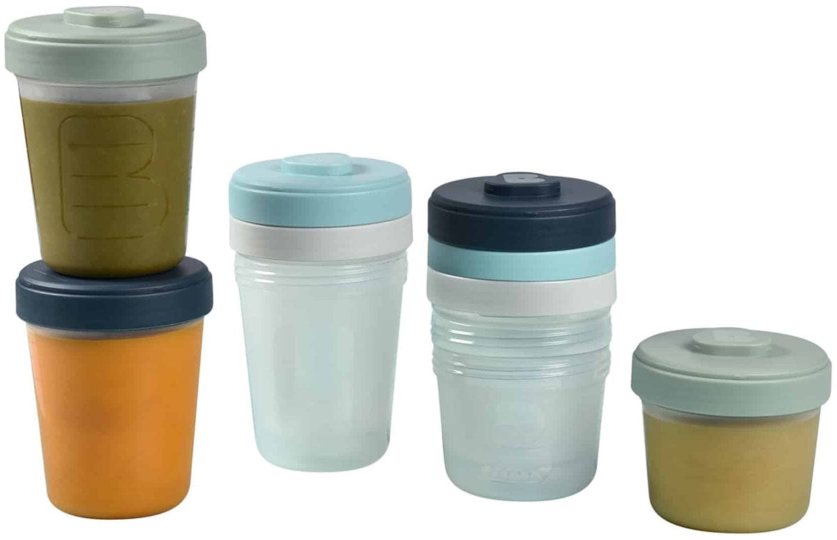 Beaba Baby Food Clip Containers Set of 8 - Large