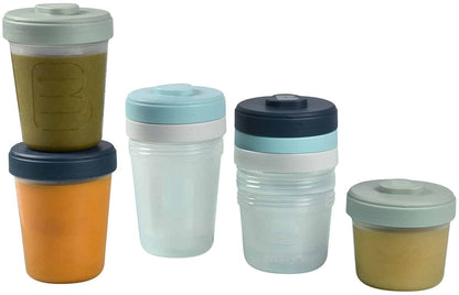 Beaba Baby Food Clip Containers Set of 8 - Large