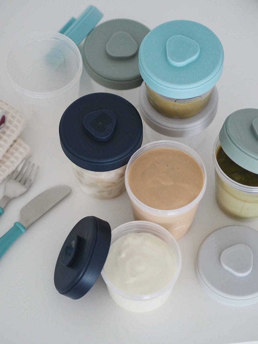 Beaba Baby Food Clip Containers Set of 8 - Large