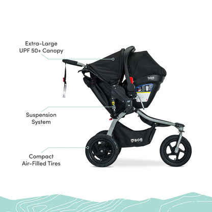 BOB Rambler Travel System with B-Safe Gen2 - Black - S12778600