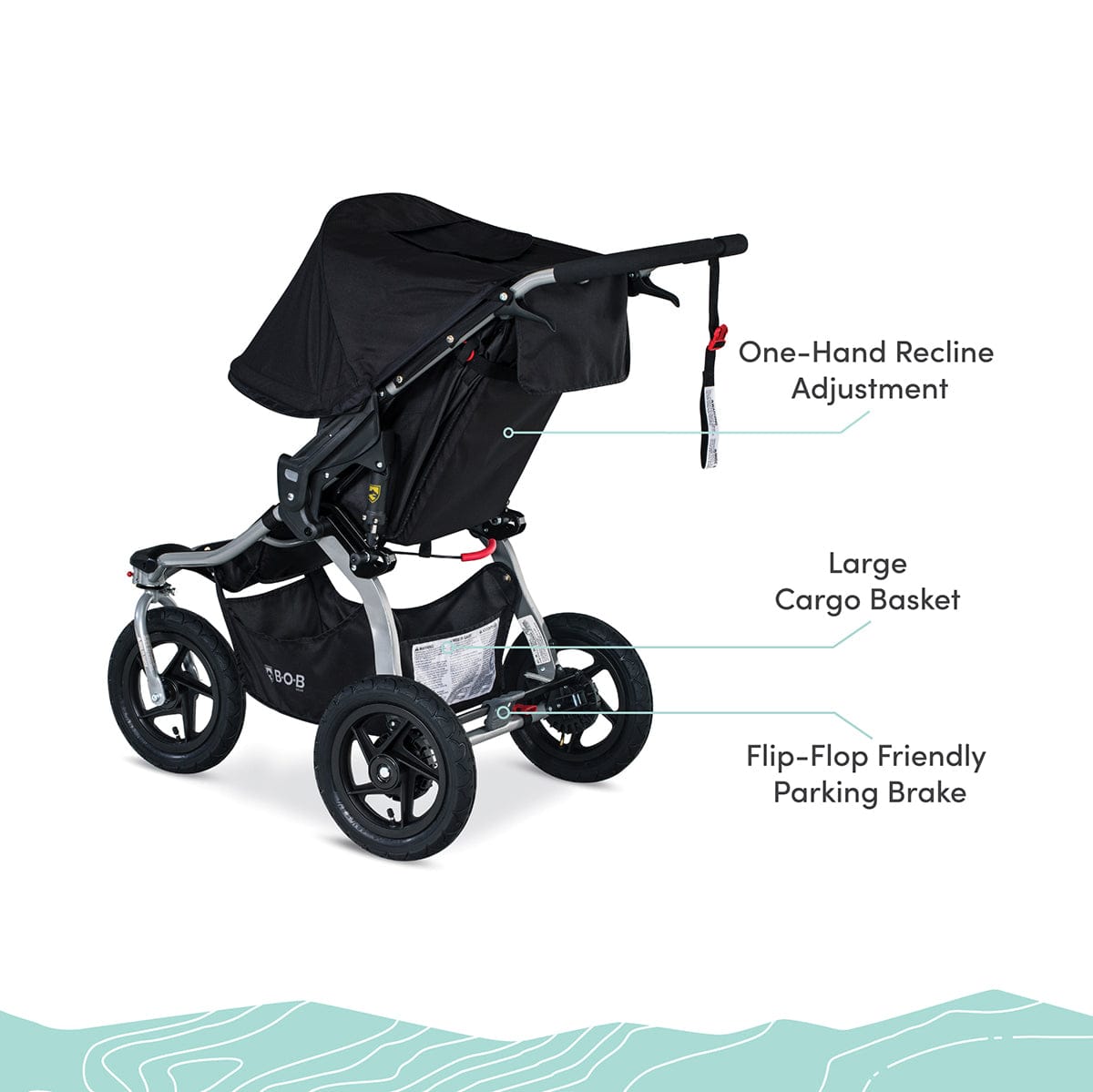BOB Rambler Travel System with B-Safe Gen2 - Black - S12778600