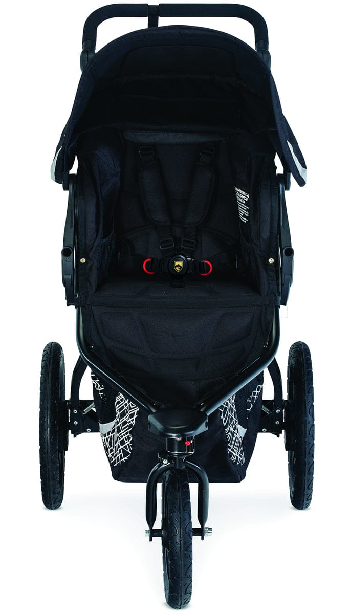 BOB Revolution Flex 3.0 Single Jogging Stroller - Lunar Black