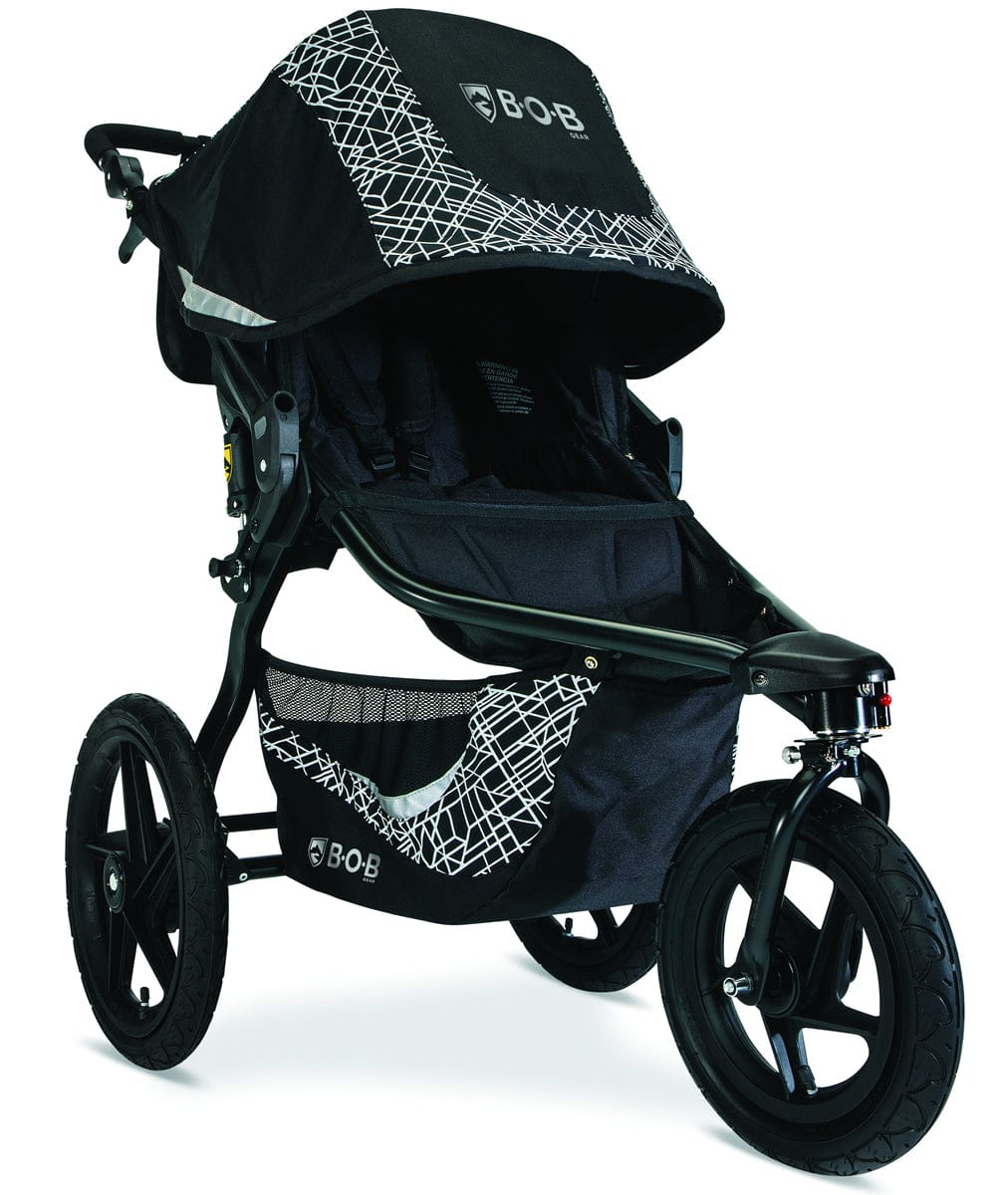 BOB Revolution Flex 3.0 Single Jogging Stroller - Lunar Black