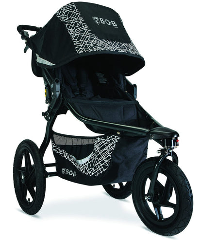 BOB Revolution Flex 3.0 Single Jogging Stroller - Lunar Black