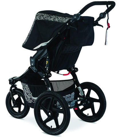 BOB Revolution Flex 3.0 Single Jogging Stroller - Lunar Black