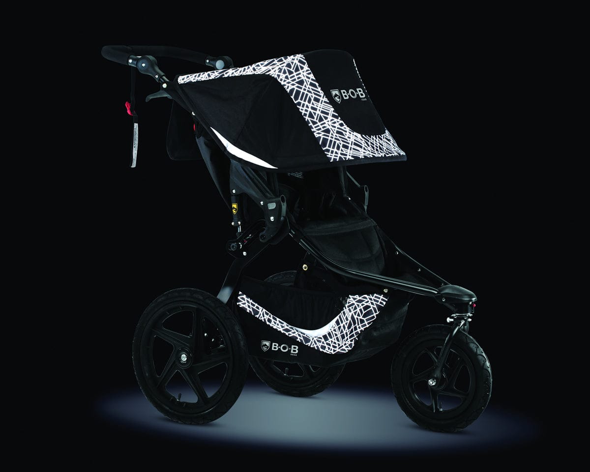 BOB Revolution Flex 3.0 Single Jogging Stroller - Lunar Black