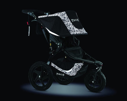 BOB Revolution Flex 3.0 Single Jogging Stroller - Lunar Black