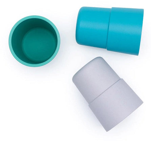 bobo&boo Plant-based 3 Pack Of Cups (10oz) - Lagoon - PLA3CUPLA