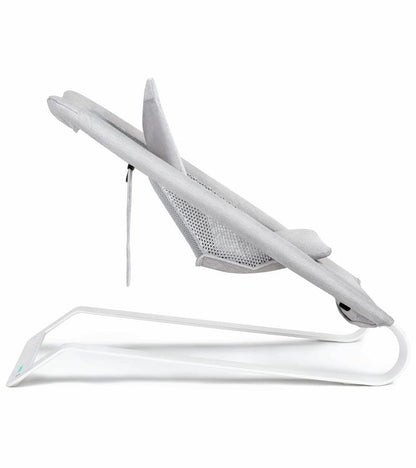 Bombol Pop-Up Booster Chair + Bamboo 3D Knit Bouncer Bundle - Pebble Grey / Denim Blue - 4897043080221-4897043080252