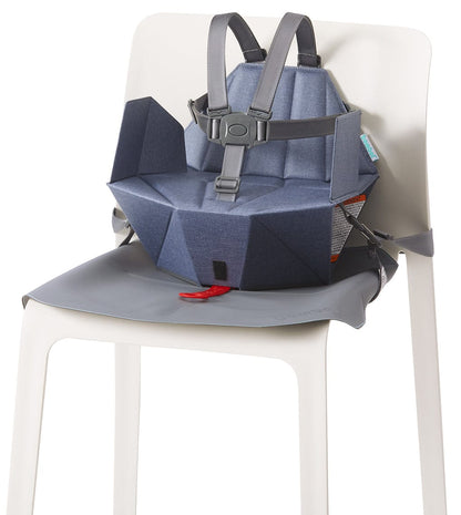 Bombol Pop-Up Booster Chair - Denim Blue - POPARMGLDB