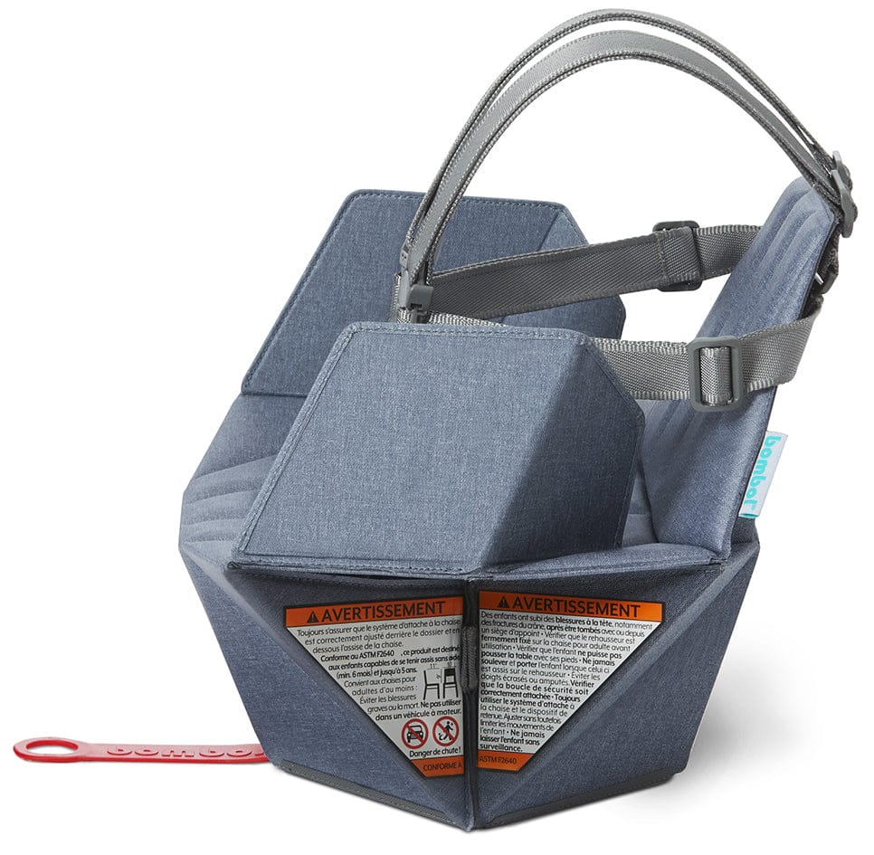 Bombol Pop-Up Booster Chair - Denim Blue - POPARMGLDB