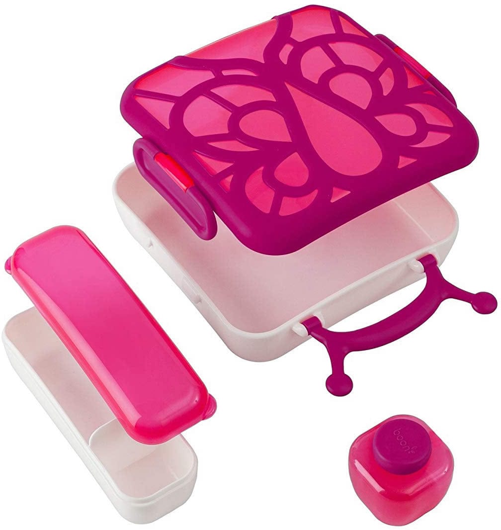 Boon Bento Lunch Box - Pink Butterfly - B11176
