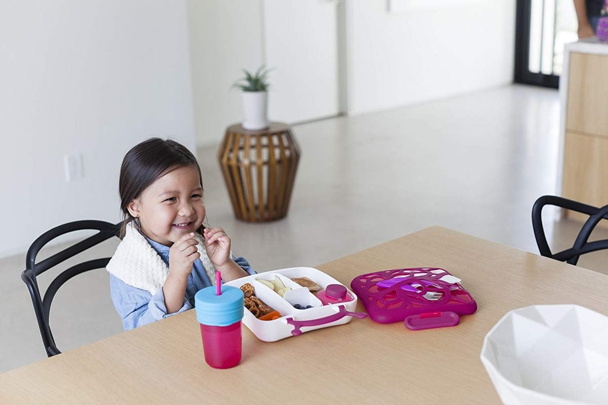Boon Bento Lunch Box - Pink Butterfly - B11176