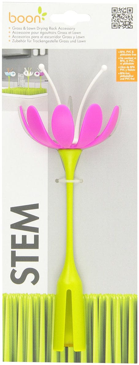 Boon STEM Grass and Lawn Drying Rack Accessory - Magenta & White - 397