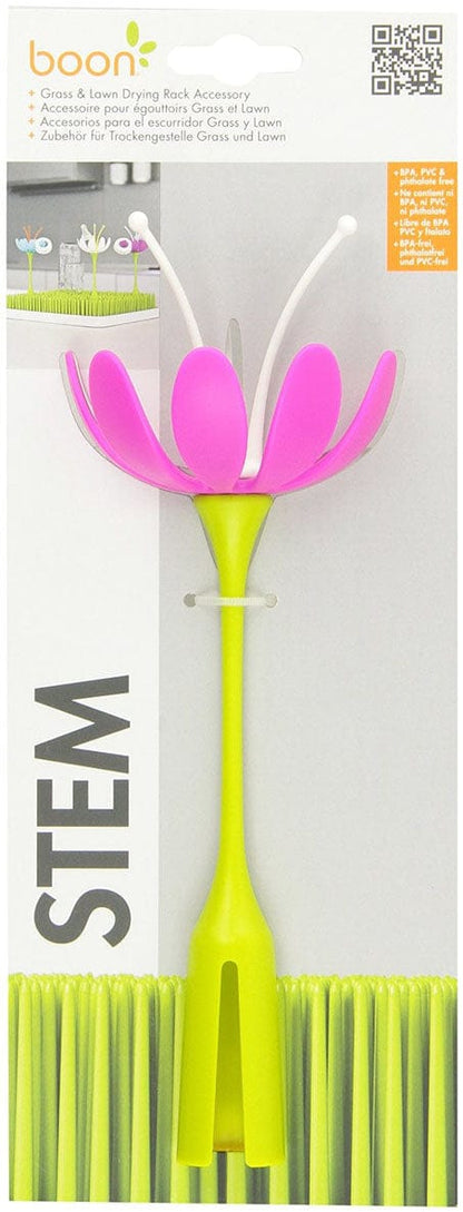 Boon STEM Grass and Lawn Drying Rack Accessory - Magenta & White - 397