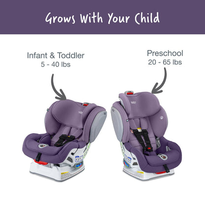 Britax Advocate ClickTight Convertible Car Seat - Purple Ombre (SafeWash) - E1C843J