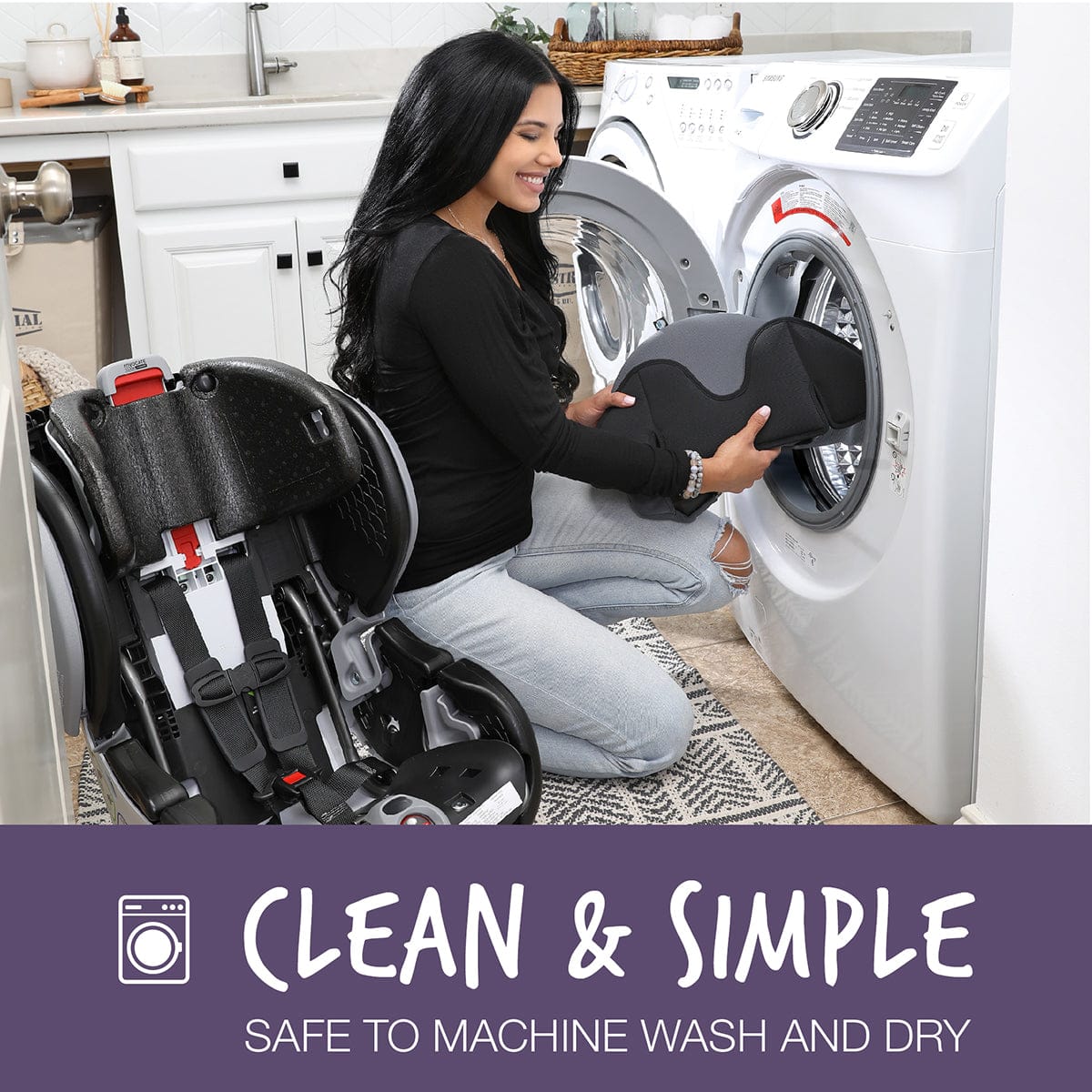 Britax Advocate ClickTight Convertible Car Seat - Purple Ombre (SafeWash) - E1C843J