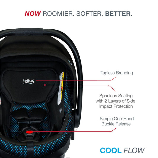 Britax B-Lively & B-Safe Gen2 FlexFit Travel System - Cool Flow Teal - S12777000