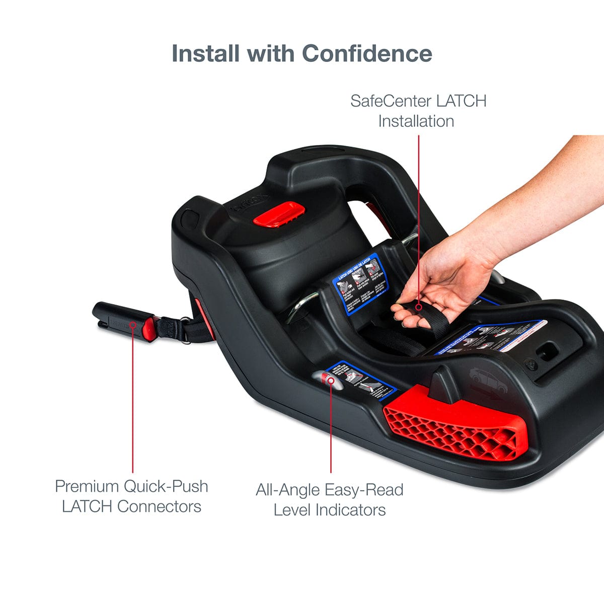 Britax B-Safe Gen2 Lightweight Infant Car Seat - Greystone (SafeWash)