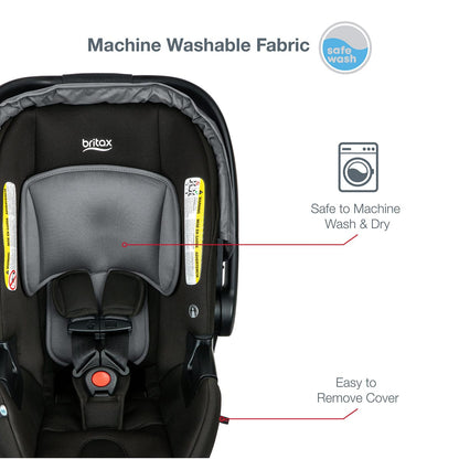 Britax B-Safe Gen2 Lightweight Infant Car Seat - Greystone (SafeWash)