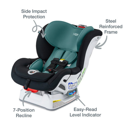 Britax Boulevard ClickTight Convertible Car Seat - Green Contour (SafeWash)