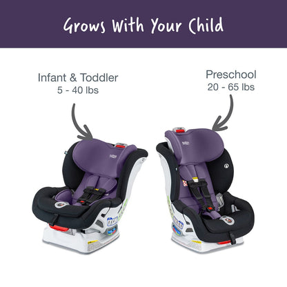 Britax Boulevard ClickTight Convertible Car Seat - Purple Contour (SafeWash)