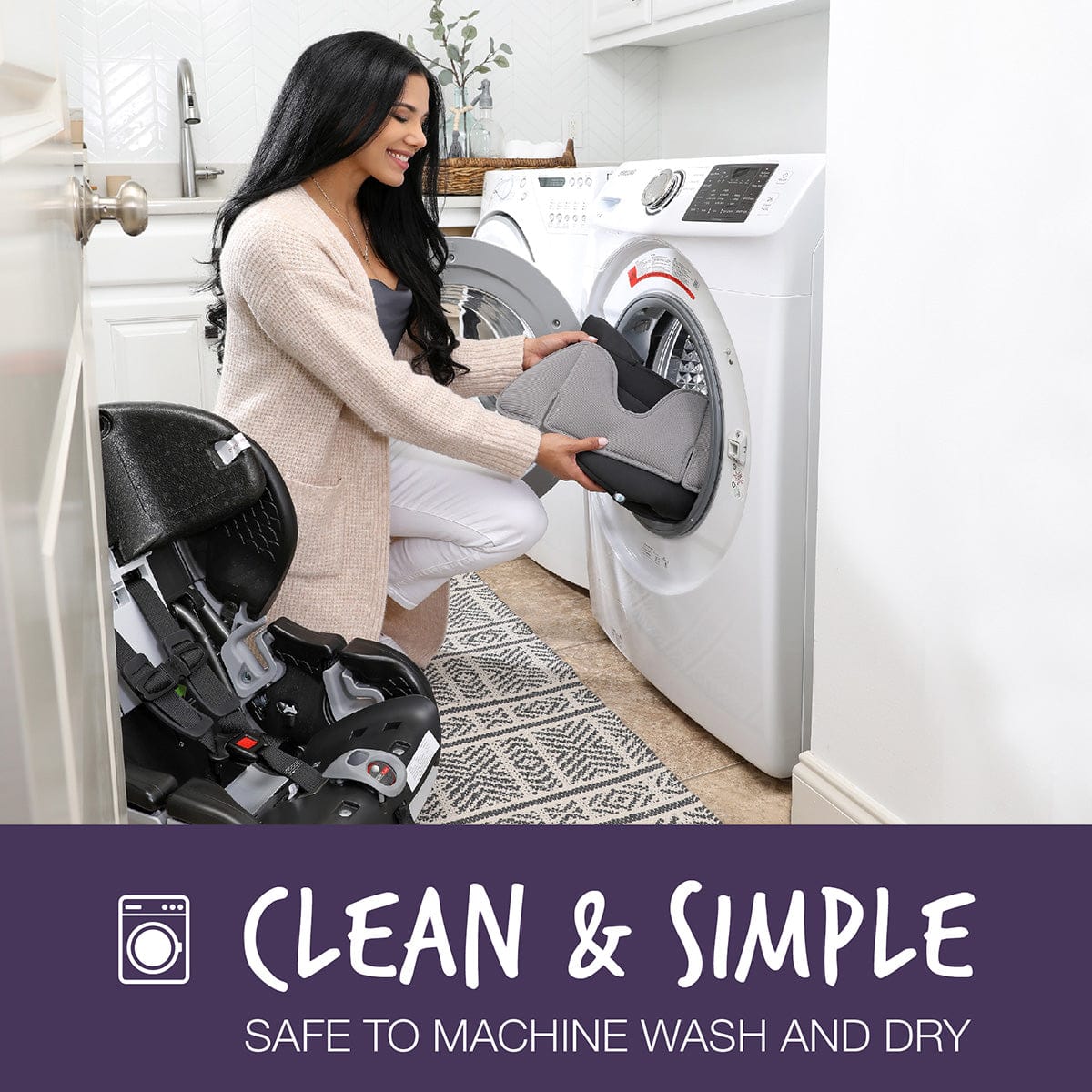 Britax Boulevard ClickTight Convertible Car Seat - Purple Contour (SafeWash)