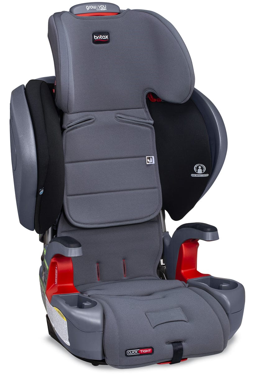 Britax Grow With You Clicktight Plus Harness Booster Car Seat - Otto Safewash (Flame Retardant-Free) [New Version of the Pinnacle]