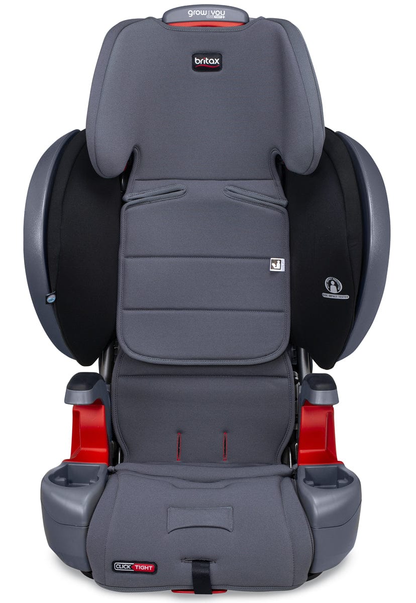 Britax Grow With You Clicktight Plus Harness Booster Car Seat - Otto Safewash (Flame Retardant-Free) [New Version of the Pinnacle]