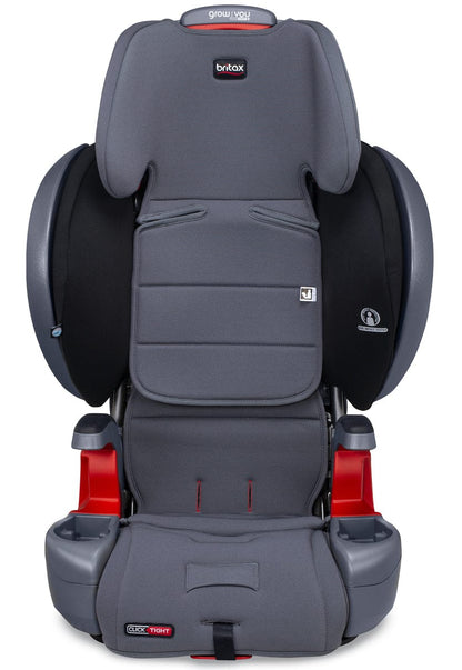 Britax Grow With You Clicktight Plus Harness Booster Car Seat - Otto Safewash (Flame Retardant-Free) [New Version of the Pinnacle]