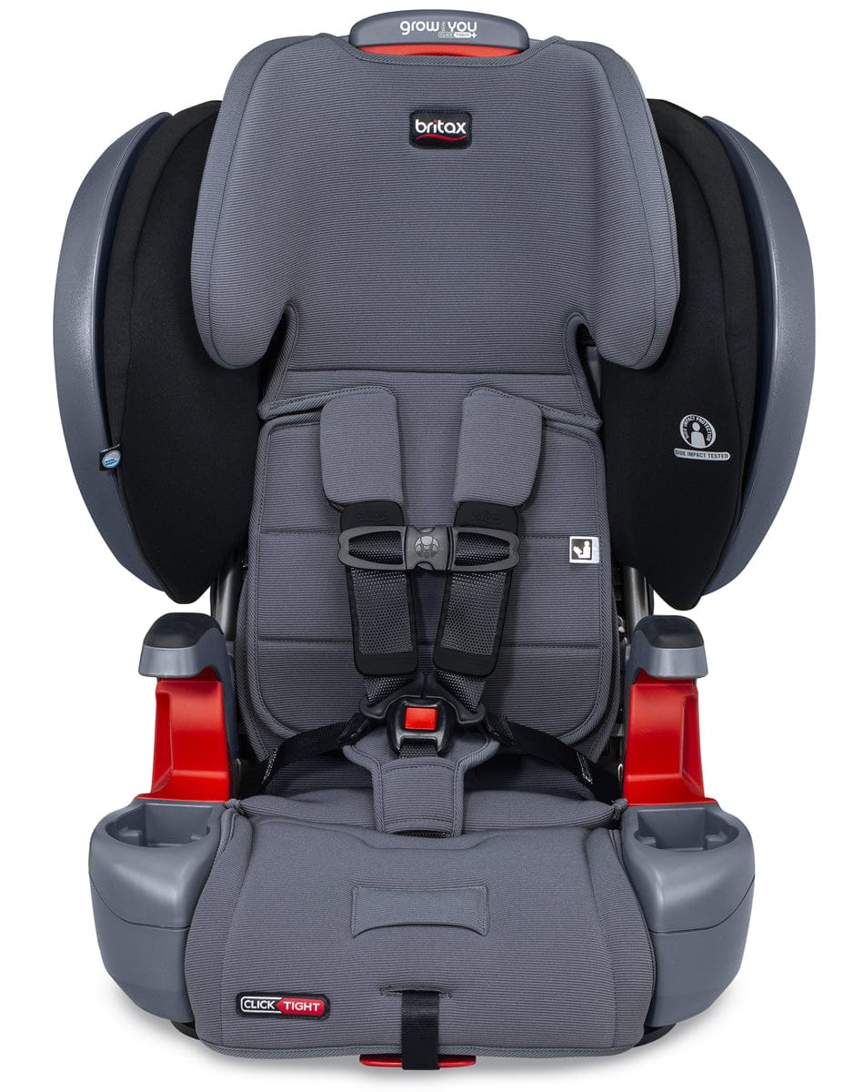 Britax Grow With You Clicktight Plus Harness Booster Car Seat - Otto Safewash (Flame Retardant-Free) [New Version of the Pinnacle]