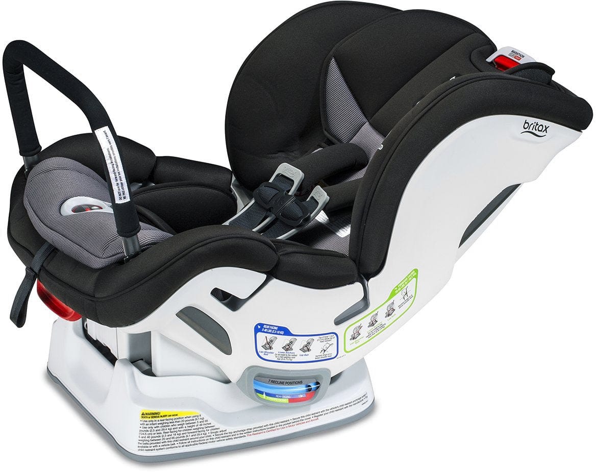 Britax Marathon ClickTight Anti-Rebound Bar Convertible Car Seat - Verve