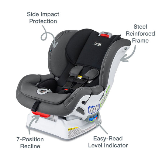 Britax Marathon Clicktight Convertible Car Seat - Mod Black (SafeWash)