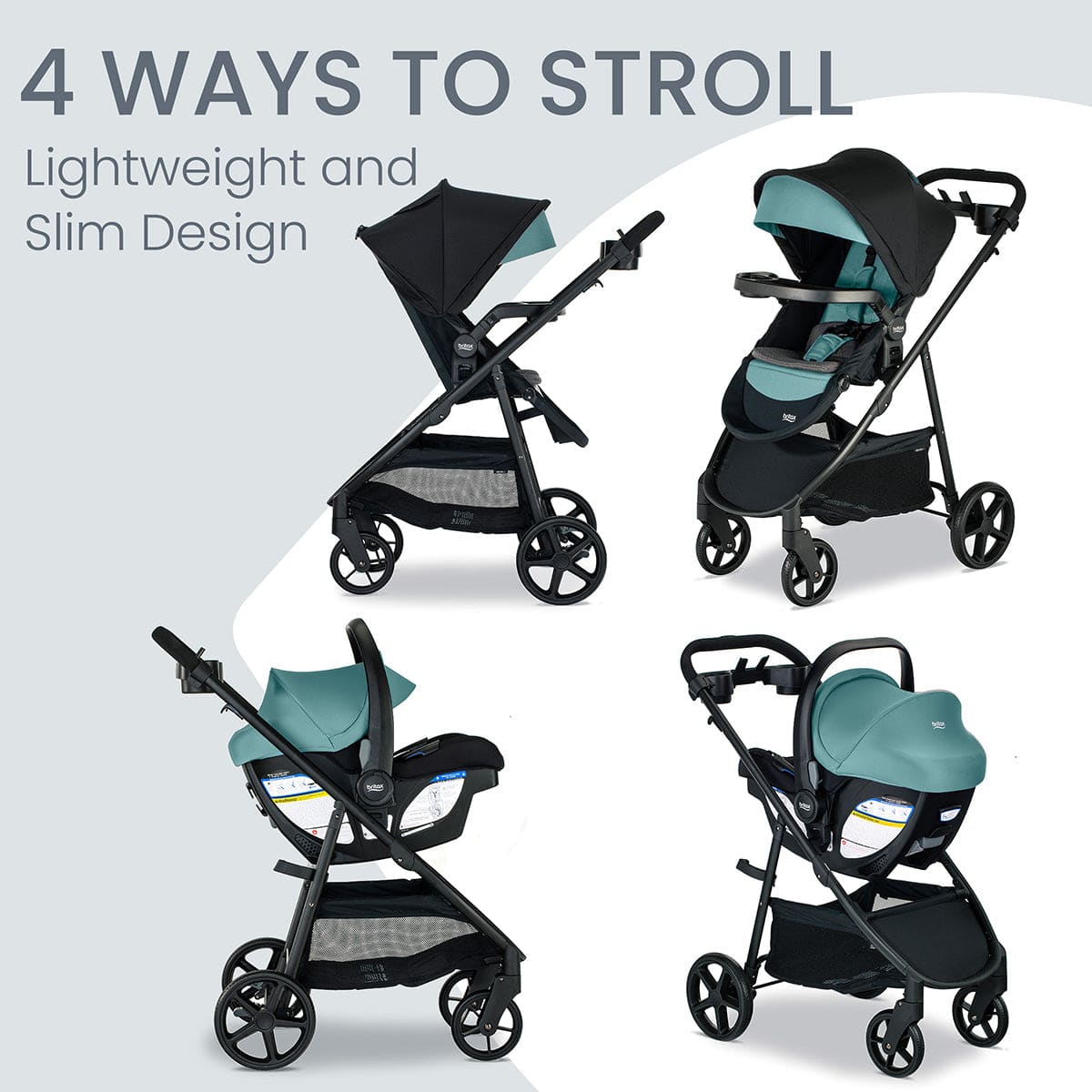 britax double stroller peacock Britax Willow Brook S+ Travel System