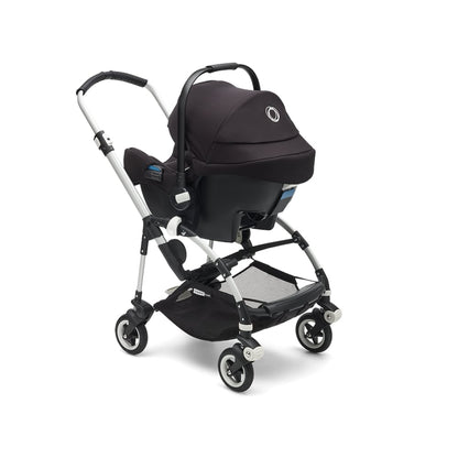 Bugaboo Bee6 + Turtle One Travel System - Aluminum/Grey/Grey Melange/Black