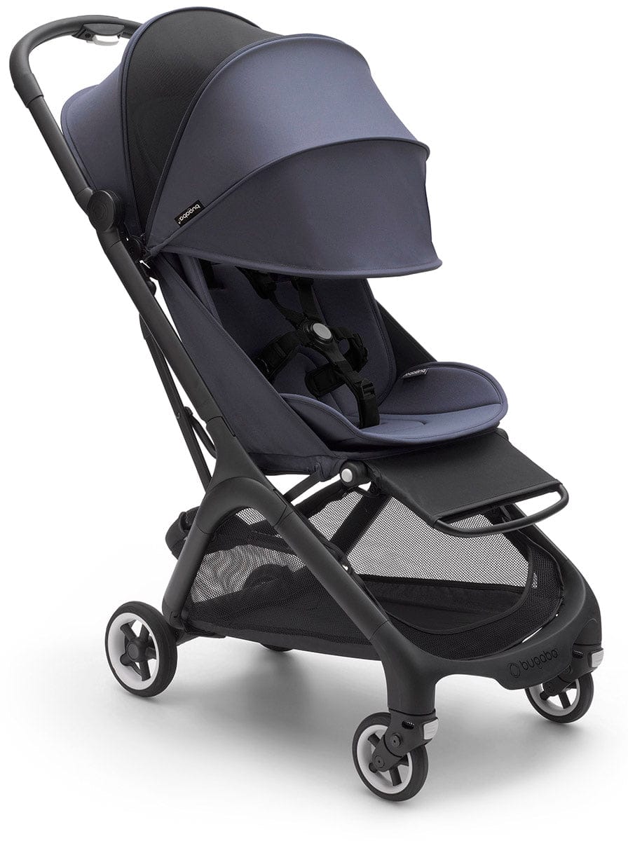 Bugaboo Butterfly + Turtle Air Travel System - Black / Stormy Blue / Black - 100025006-80803ZW03-100045001