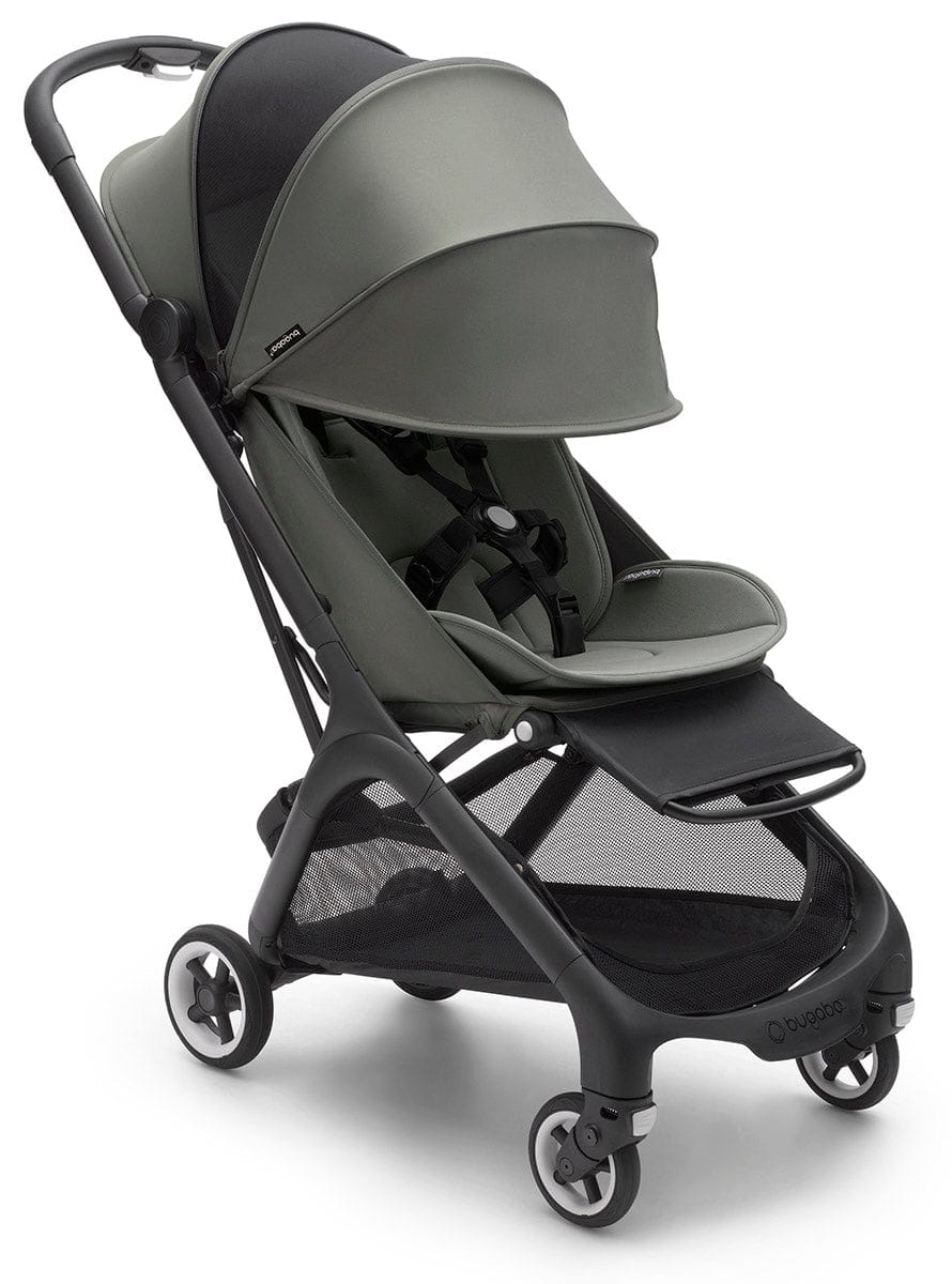 Bugaboo Butterfly + Turtle One Travel System - Black / Forest Green / Black - 100025001-81703ZW01-100045001