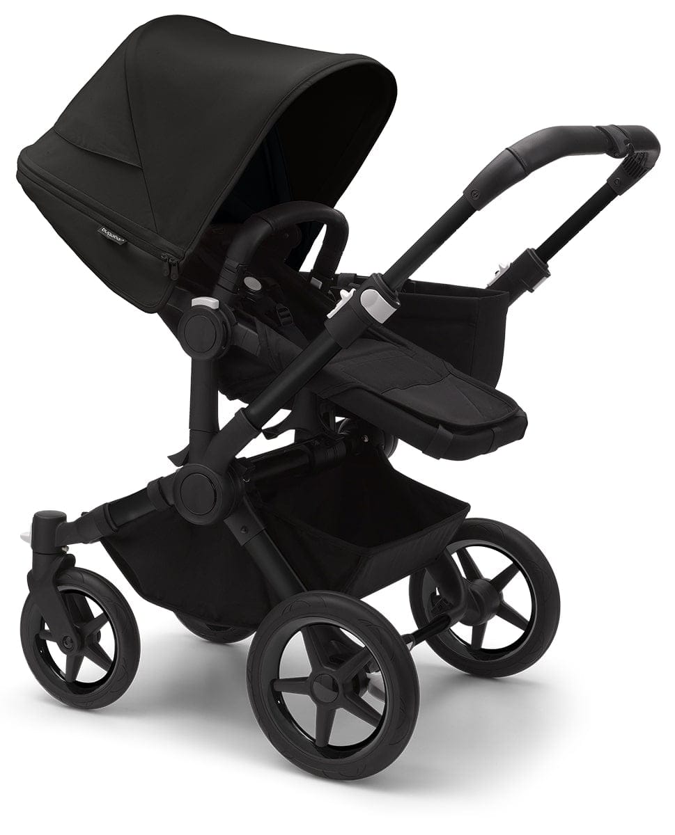 Bugaboo Donkey 5 Mono Complete Single-to-Double Stroller - Black / Midnight Black / Midnight Black