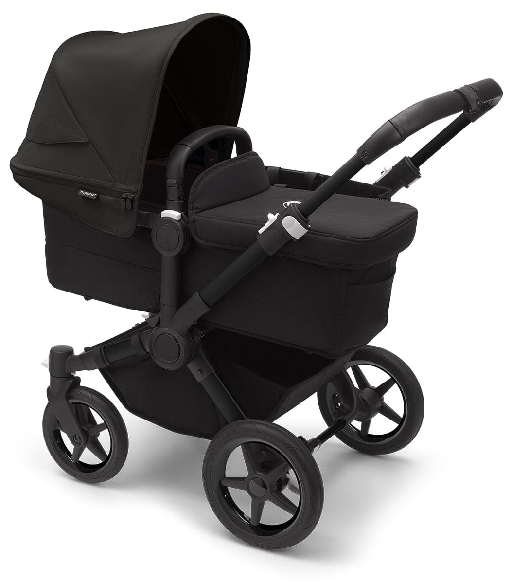Bugaboo Donkey 5 Mono Complete Single-to-Double Stroller - Black / Midnight Black / Midnight Black