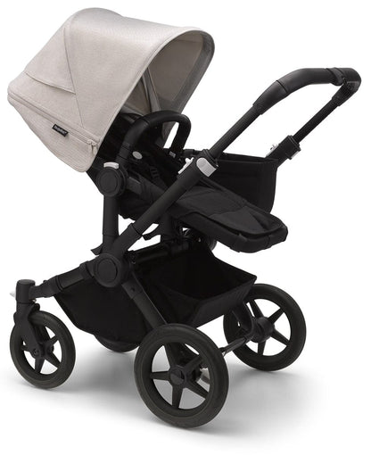 Bugaboo Donkey 5 Mono Complete Single-to-Double Stroller - Black / Midnight Black / Misty White