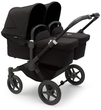 Bugaboo Donkey 5 + Turtle Air Twin Travel System Bundle - Black / Midnight Black / Midnight Black / Black - D5-TWIN-TS-100000053-TA
